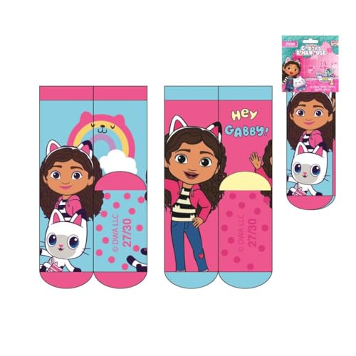 CERDÁ LIFE'S LITTLE MOMENTS Unisex Kinder Antideslizante Gabby´s Diseño Cómodo Y Seguro | Calcetines Cómodos para Niños rutschfeste Socken Gabby's Dollhouse, 27-30 (2er Pack) von CERDÁ LIFE'S LITTLE MOMENTS