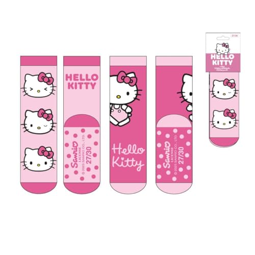 CERDÁ LIFE'S LITTLE MOMENTS Unisex Kinder Antideslizante Hello Kitty Diseño Cómodo Y Seguro | Calcetines Cómodos para Niños rutschfeste Socken Applikationen, 27-30 (2er Pack) von CERDÁ LIFE'S LITTLE MOMENTS