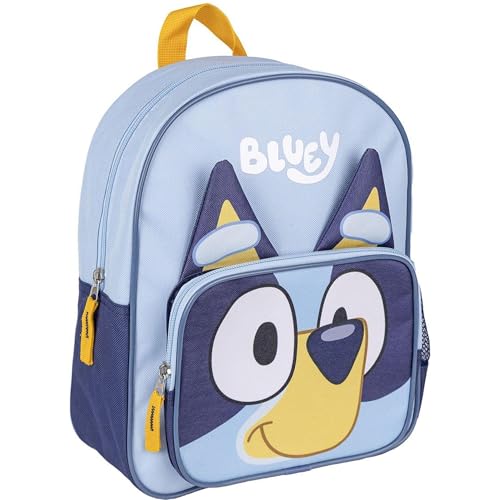 CERDÁ LIFE'S LITTLE MOMENTS Unisex Kinder Bluey Schulrucksack Rucksack, Blau von CERDÁ LIFE'S LITTLE MOMENTS