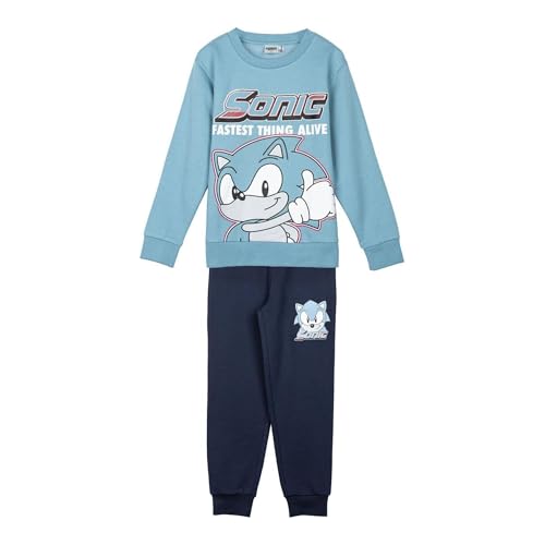 CERDÁ LIFE'S LITTLE MOMENTS Unisex Kinder Chándal Infantil Sonic de Algodón Tacto Extrasuave Sweatshirt, Dunkelgrün, 6 Jahre von CERDÁ LIFE'S LITTLE MOMENTS