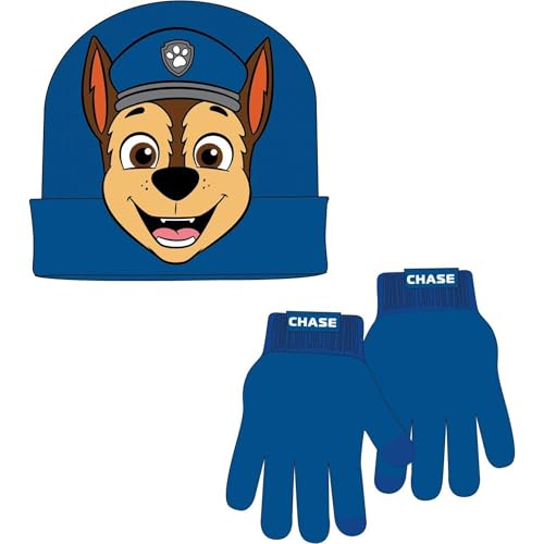 CERDÁ LIFE'S LITTLE MOMENTS Unisex Kinder Gorro Y Guantes Paw Patrol Suaves Y Licencia Oficial-Ropa Térmica Infantil Ideal Frío 2-teiliges Set, Einheitsgröße (2er Pack) von CERDÁ LIFE'S LITTLE MOMENTS