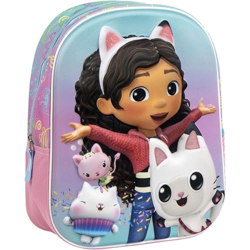 CERDÁ LIFE'S LITTLE MOMENTS Unisex Kinder Mochila Infantil 3D Gabby´s Dollhouse Medidas 25.0x31.0x10.0 cm para Niñ@s Rucksack, Modell: 22 cm von CERDÁ LIFE'S LITTLE MOMENTS