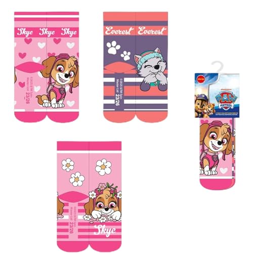 CERDÁ LIFE'S LITTLE MOMENTS Unisex Kinder Pack Niña Paw Patrol Diseño Cómodo Y Seguro | Calcetines Cómodos para Niños Socken für Mädchen, 31-34 (3er von CERDÁ LIFE'S LITTLE MOMENTS