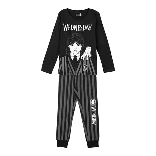 CERDÁ LIFE'S LITTLE MOMENTS Unisex Kinder Pijama Largo Single Jersey de Wednesday Diseño Exclusivo, Cómodo Y Suave-Pijamamiércoles Pyjamaset, dunkelgrau, 14 Años von CERDÁ LIFE'S LITTLE MOMENTS