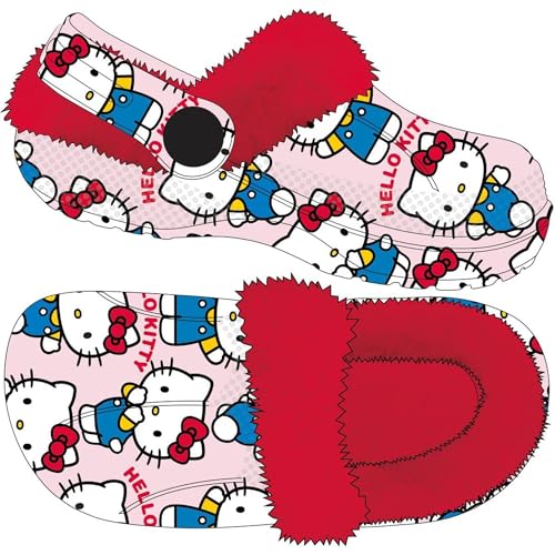 CERDÁ LIFE'S LITTLE MOMENTS Unisex Kinder Zapatillas Casa Zueco Borreguillo Hello Kitty Licencia Oficial | Pantuflas Cómodas, Suaves Y Antideslizantes Slipper, 26/27 EU von CERDÁ LIFE'S LITTLE MOMENTS
