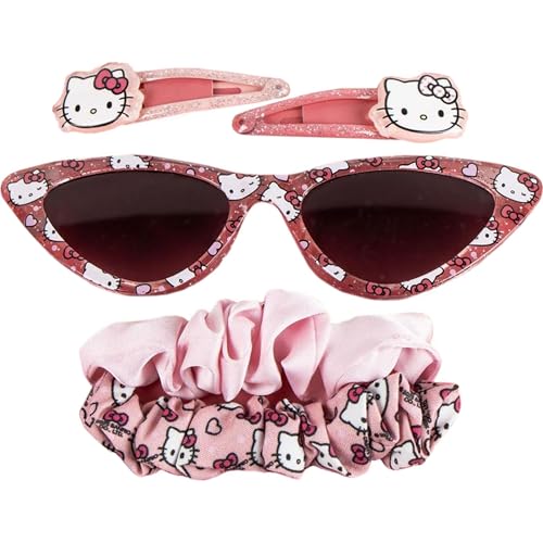 CERDÁ LIFE'S LITTLE MOMENTS Unisex Kinderkappe und-Brille, originelles Design, verstellbar und leicht, ideal für Sommer Sonnenschutz Baseballkappe, Set Belleza Hello Kitty, Einheitsgröße von CERDÁ LIFE'S LITTLE MOMENTS