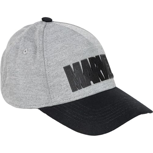 CERDÁ LIFE'S LITTLE MOMENTS Unisex Marvel Erwachsene Gebogene Schirmmütze Baseball Cap, Grau, Einheitsgröße EU von CERDÁ LIFE'S LITTLE MOMENTS