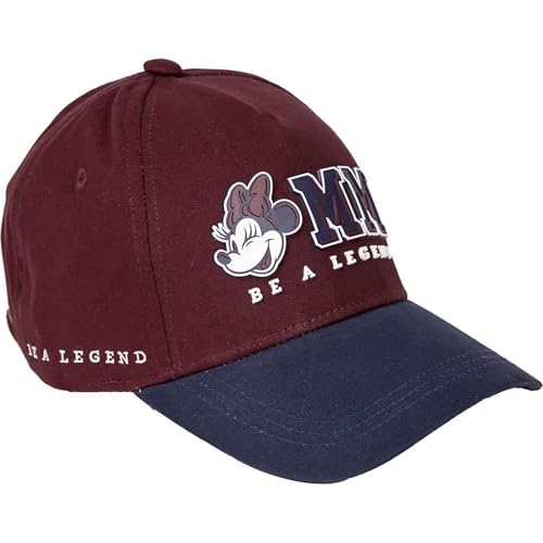 CERDÁ LIFE'S LITTLE MOMENTS Unisex Minnie Erwachsene SCHIRMKAPPE GEBOGEN Baseball Cap, ROT, One Size von CERDÁ LIFE'S LITTLE MOMENTS