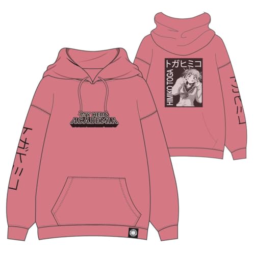 CERDÁ LIFE'S LITTLE MOMENTS Unisex My Hero Academia Kapuzenpullover Sweatshirt, Rosa, L von CERDÁ LIFE'S LITTLE MOMENTS