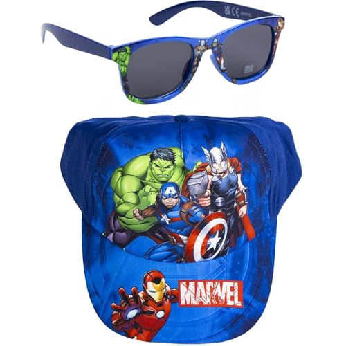 Spiderman-Kappe und -Brille, Unisex, für Kinder, originelles Design, verstellbar und leicht, ideal für den Sommer und als Sonnenschutz von CERDÁ LIFE'S LITTLE MOMENTS