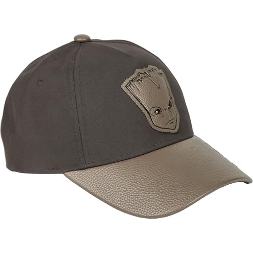 CERDÁ LIFE'S LITTLE MOMENTS Unisex WÄCHTER DER Galaxie Groot Erwachsene Gebogene SCHIRMMÜTZE Baseball Cap, BRAUN, One Size von CERDÁ LIFE'S LITTLE MOMENTS