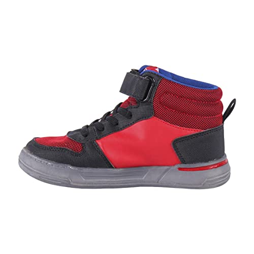 CERDÁ LIFE'S LITTLE MOMENTS Hohe Sneaker Jungen von Spiderman | High-Top Sport Sneakers Kinder mit optimaler Kombination aus Stil und Komfort Mode-Stiefel, Rot, 30 EU von CERDÁ LIFE'S LITTLE MOMENTS