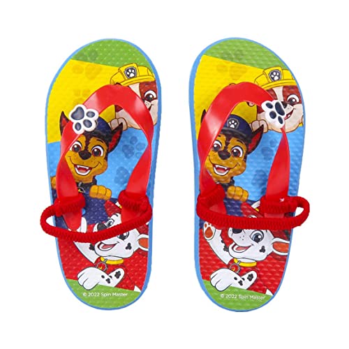 CERDÁ LIFE'S LITTLE MOMENTS Zehentrenner Junge mit hochwertigen Motiven von Paw Patrol Bedruckt | Sandalen Sommer mit Eva Sohle-Offizielle Lizenz Nickelodeon, Blau, 30 EU von CERDÁ LIFE'S LITTLE MOMENTS