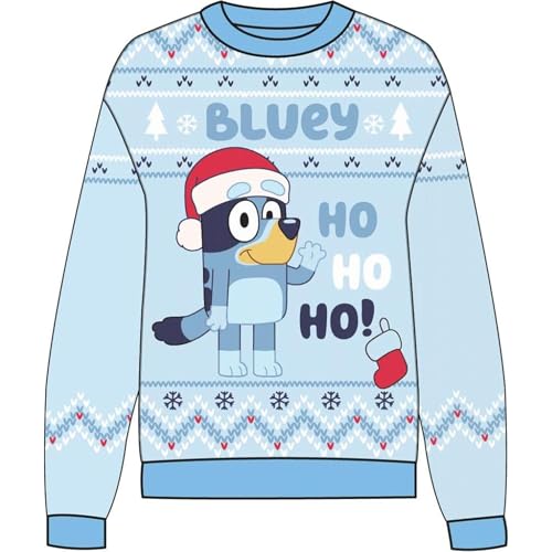 CERDÁ Life's Little Moments Mädchen Jersey de Punto Infantil Bluey Con Diseño Festivo Y Colores Vivos-Suéter Navideño para Niños Pullover, 3 Jahre von CERDÁ LIFE'S LITTLE MOMENTS