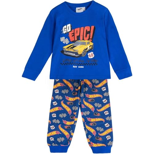 CERDÁ Life's Little Moments Unisex Kinder Niños Cómoda Y Suave Diseño Original | Pijama Hot Wheels Transpirable Y Duradero Pyjamaset, Heiße Räder, 8 Jahre (2er Pack) von CERDÁ LIFE'S LITTLE MOMENTS