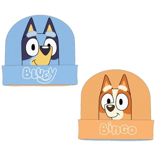 CERDÁ Life's Little Moments Unisex Kinder Punto Bluey Suave, Cálido Con Diseño Oficial-Gorro Invierno, Protección Viento Y Frío Baskenmütze, Einheitsgröße von CERDÁ LIFE'S LITTLE MOMENTS