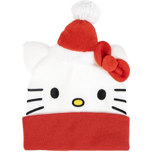 CERDÁ Life's Little Moments Unisex Kinder Punto Hello Kitty Suave, Cálido Con Diseño Oficial-Gorro Invierno, Protección Viento Y Frío Baskenmütze, Einheitsgröße von CERDÁ LIFE'S LITTLE MOMENTS