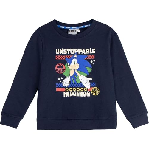 CERDÁ Life's Little Moments Unisex Kinder Sudadera Sonic Diseño Original Y Licencia Oficial | Ropa Infantil Cómoda, Abrigada Y Perfecta para EL A Día Sweatshirt, akustisch, 8 Jahre von CERDÁ LIFE'S LITTLE MOMENTS