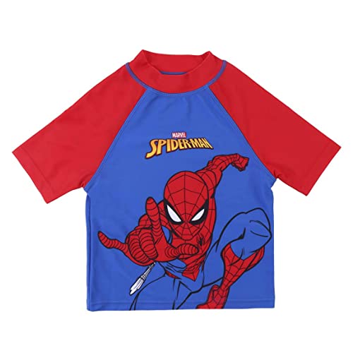 CERDÁ LIFE'S LITTLE MOMENTS Unisex Baby Schwimmshirt für Kinder Spiderman-Badeshirt für Jungen, rot und Blau, 3 Jahre von CERDÁ LIFE'S LITTLE MOMENTS