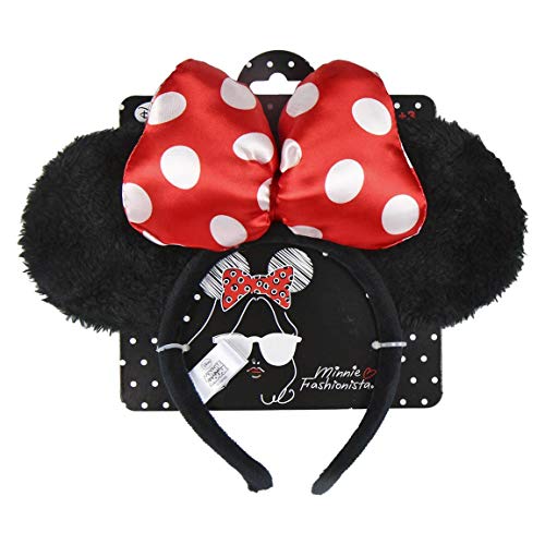 Cerdá Diadema Premium Minnie Rucksack, 24 cm, Schwarz (negro) von CERDÁ LIFE'S LITTLE MOMENTS