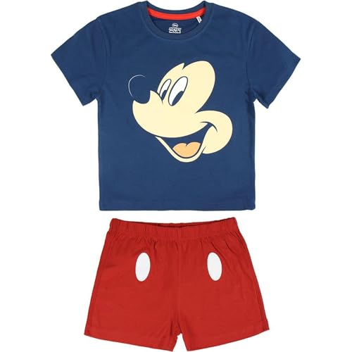 Cerdá Jungen Pijama Corto Algodón Mickey Zweiteiliger Schlafanzug, Blau (Azul C03), 5 Jahre EU von CERDÁ LIFE'S LITTLE MOMENTS