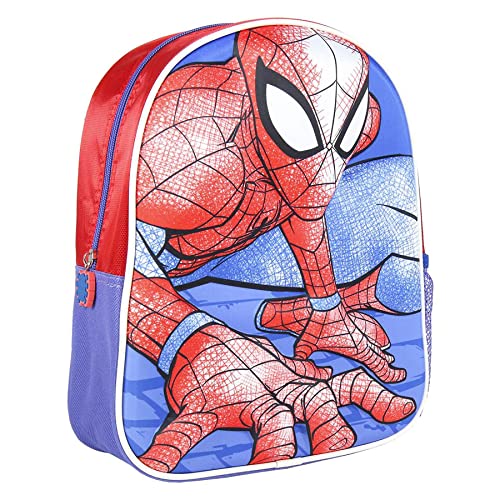 CERDÁ LIFE'S LITTLE MOMENTS - Spiderman Rucksack Kinder | Marvel Spiderman Schulrucksack für Kinder, mehrfarbig, einheitsgröße, 2100002972 von CERDÁ LIFE'S LITTLE MOMENTS