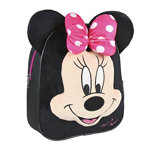 Cerdá Minnie Kinder-Rucksack, 28 cm, Schwarz (negro), CD-21-2299 von CERDÁ LIFE'S LITTLE MOMENTS