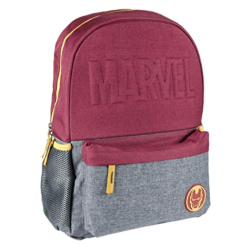 Cerdá - Mochila Escolar Instituto Iron Man de Color Rojo - Mochila de 44 cm | Licencia Oficial Marvel Studios von CERDÁ LIFE'S LITTLE MOMENTS