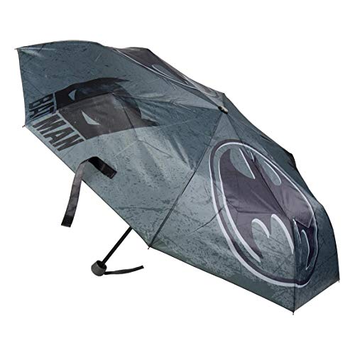 Cerdá Unisex-Kinder 2300000504 Batman Faltbarer manueller Regenschirm, 67 x 18 x 18 Centimeters, Mehrfarbig von CERDÁ LIFE'S LITTLE MOMENTS