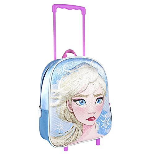 Cerdá Unisex-Kinder Mochila Carro Infantil Lentejuelas 3D Pailletten Rucksack Frozen 2, Mehrfarbig, 26.0 x 31.0 x 10.0 cm von CERDÁ LIFE'S LITTLE MOMENTS