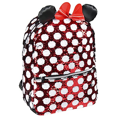 Cerdá Unisex-Kinder Mochila Lentejuelas Metalizada Minnie Metallic Sequin Casual Rucksack, Mehrfarbig von CERDÁ LIFE'S LITTLE MOMENTS