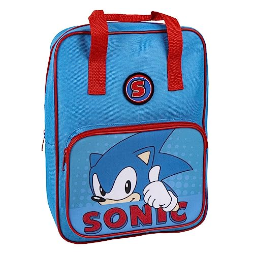 Cerdà Unisex Kinder Schulrucksack Sonic Rucksack, Blau von CERDÁ LIFE'S LITTLE MOMENTS