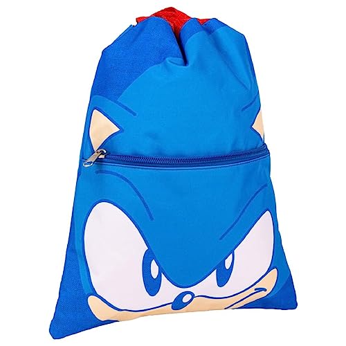 Cerdà Unisex Kinder Turnbeutel Sonic Rucksack, Blau von CERDÁ LIFE'S LITTLE MOMENTS