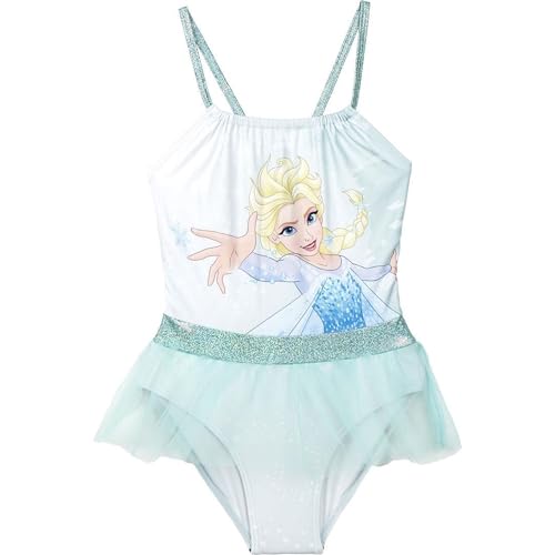 Frozen Badeanzug für Kinder - Blau - Größe 5 Jahre - Badeanzug für Mädchen - 85% Polyester und 15% Elastan - 210 g/m² - Schnell trocknend - Original Produkt entworfen in Spanien von CERDÁ LIFE'S LITTLE MOMENTS