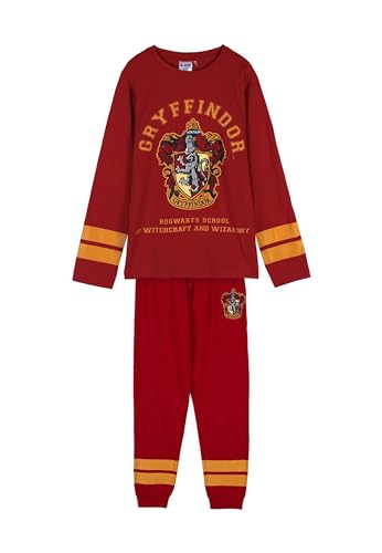 Harry Potter Gryffindor Schlafanzug Pyjama Langarm-Shirt + Schlaf-Hose Kinder, Größe Kids:122 von CERDÁ LIFE'S LITTLE MOMENTS