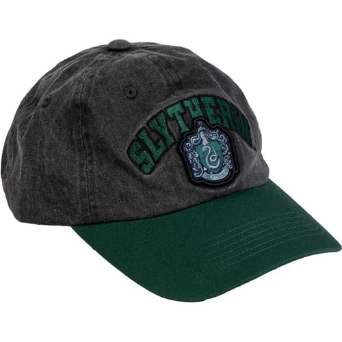 Harry Potter Slytherin Cap für Erwachsene – Verstellbare Schirmmütze mit Hogwarts Design von CERDÁ LIFE'S LITTLE MOMENTS