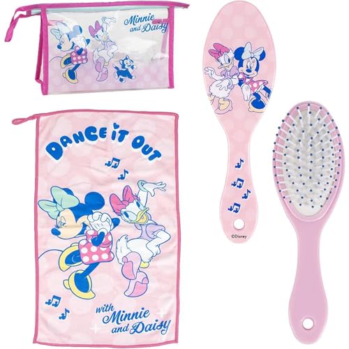 Kulturbeutel für Reisen, Zubehör Minnie mit Kamm, Handtuch und Tasche Minnie – Kulturbeutel Minnie für Reisen oder Schule, Rosa, Transparente Kosmetiktasche mit Reißverschluss Kulturbeutel für Reisen, Zubehör Minnie mit Kamm, Handtuch und Tasche Minnie – Kulturbeutel Minnie für Reisen oder Schule, Rosa, Transparente Kosmetiktasche mit Reißverschluss von CERDÁ LIFE'S LITTLE MOMENTS