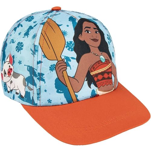 Moana Kinder Basecap – Disney Vaiana Cap mit Sonnenschutz und Gebogenem Schirm von CERDÁ LIFE'S LITTLE MOMENTS