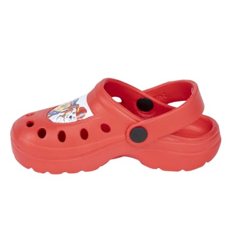 Paw Patrol Kinder-Clogs, Rot, Größe 26/27, aus 100% Eva – Kinderclogs – Paw Patrol – Originalprodukt, entworfen in Spanien, rot, 26/27 EU von CERDÁ LIFE'S LITTLE MOMENTS