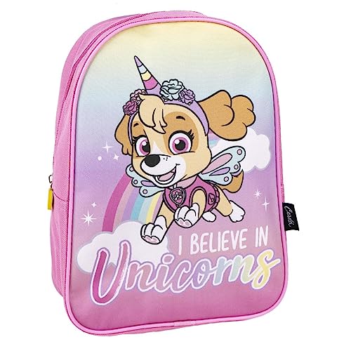 Rucksack für Kinder Paw Patrol - Mit Reißverschluss - 22 x 10 x 29 cm - Kinderruckssack mit Großem Fassungsvermögen - Gepolsterte Schulterträger - Original Produkt in Spanien Designed von CERDÁ LIFE'S LITTLE MOMENTS