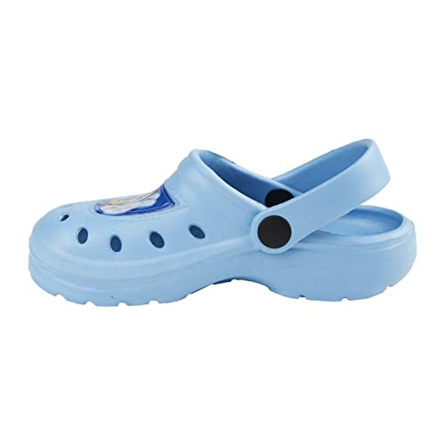 Sonic Clogs – Farbe Hellblau – Größe 32/33 – Aufgedrucktes Muster auf der Vorderseite – Kinder-Clogs aus EVA – Originalprodukt, entworfen in Spanien von CERDÁ LIFE'S LITTLE MOMENTS