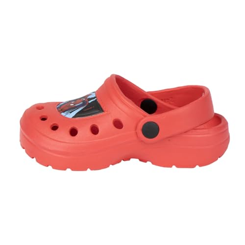 Spiderman-Clogs für Kinder, Rot, Größe 26/27, aus 100% Eva – Kinderclogs – Spiderman-Druck – Originalprodukt, entworfen in Spanien, rot, 26/27 EU von CERDÁ LIFE'S LITTLE MOMENTS