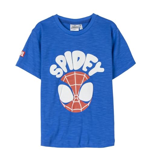 Spidey Kinder T-Shirt - Blau - Größe 3 Jahre - Kurzarm T-Shirt - Hergestellt aus 100% Baumwolle 145 g/qm - Original Produkt entworfen in Spanien von CERDÁ LIFE'S LITTLE MOMENTS