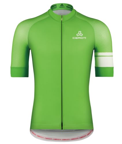 CEROTIPOLAR Eng anliegendes AirCool Radtrikot für Herren, Bike Shirts UPF50+, PRO Dry Fit Leichtgewicht-Stoff von CEROTIPOLAR