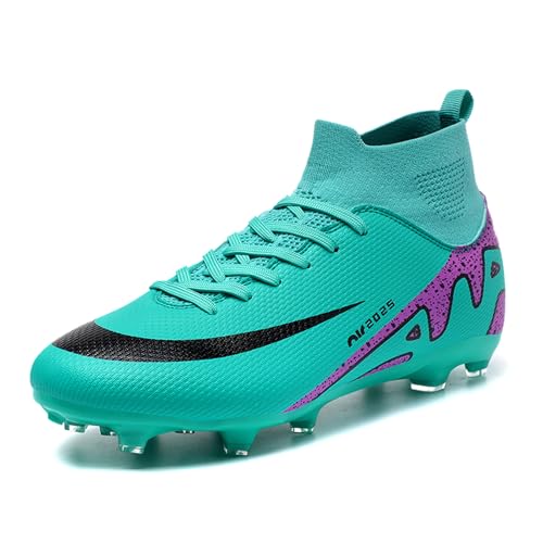 CERYTHRINA Fußballschuhe Herren AG High Top Microfaser Jugendliche Cleats Professionelle Fussballschuhe Athletik Trainingsschuhe CERYTHRINA Fußballschuhe Herren AG High Top Microfaser Jugendliche Cleats Professionelle Fussballschuhe Athletik Trainingsschuhe von CERYTHRINA