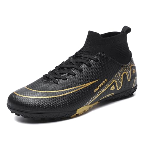 CERYTHRINA Fußballschuhe Herren AG High Top Microfaser Jugendliche Cleats Professionelle Fussballschuhe Athletik Trainingsschuhe von CERYTHRINA