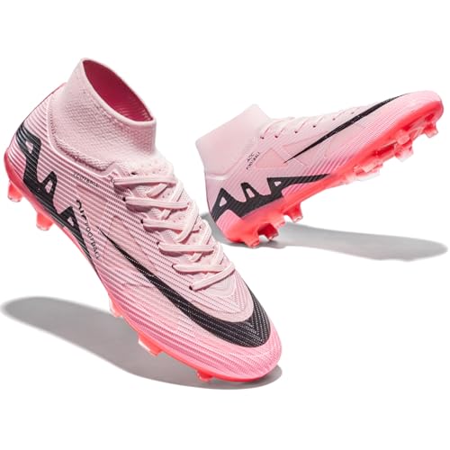 CERYTHRINA Herren Fußballschuhe für Outdoor Training Professionelle: High Top Spikes - Sportliche Football Schuhe Rose Stollen 38 CERYTHRINA Herren Fußballschuhe für Outdoor Training Professionelle: High Top Spikes - Sportliche Football Schuhe Rose Stollen 38 von CERYTHRINA