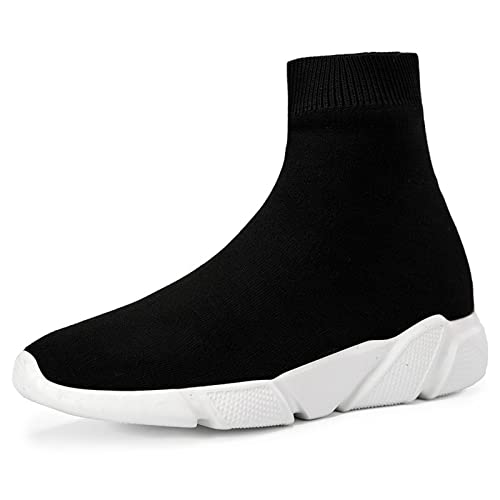 Damen Turnschuhe Herren Mesh Freizeit Leichtgewichts Straßenlaufschuhe Freizeitschuhe Atmungsaktiv Bequem Walkingschuhe Laufschuhe Outdoor Wanderschuhe Jogging Running Sportschuhe Schwarz/Weiß 38 von CERYTHRINA