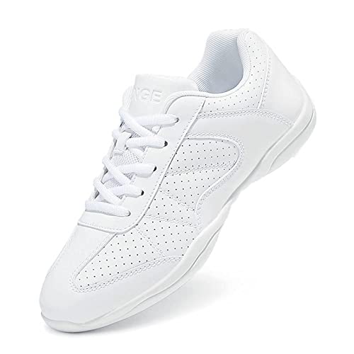 Damen Weiß Cheerleading Schuhe Dance Schuhe Leichte Cheerleading Uniform Schuhe Tanzschuhe Walkingschuhe Sportschuhe Weiß 38 von CERYTHRINA
