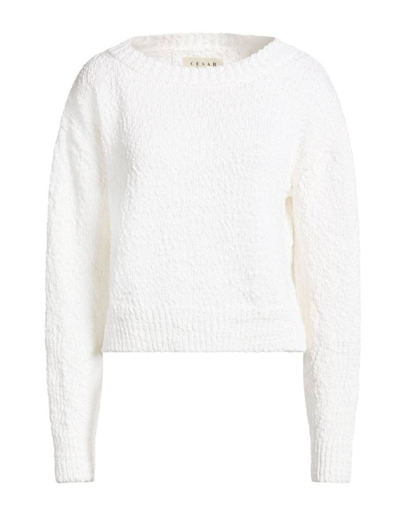 CESAR CASIER Pullover Damen Weiß von CESAR CASIER